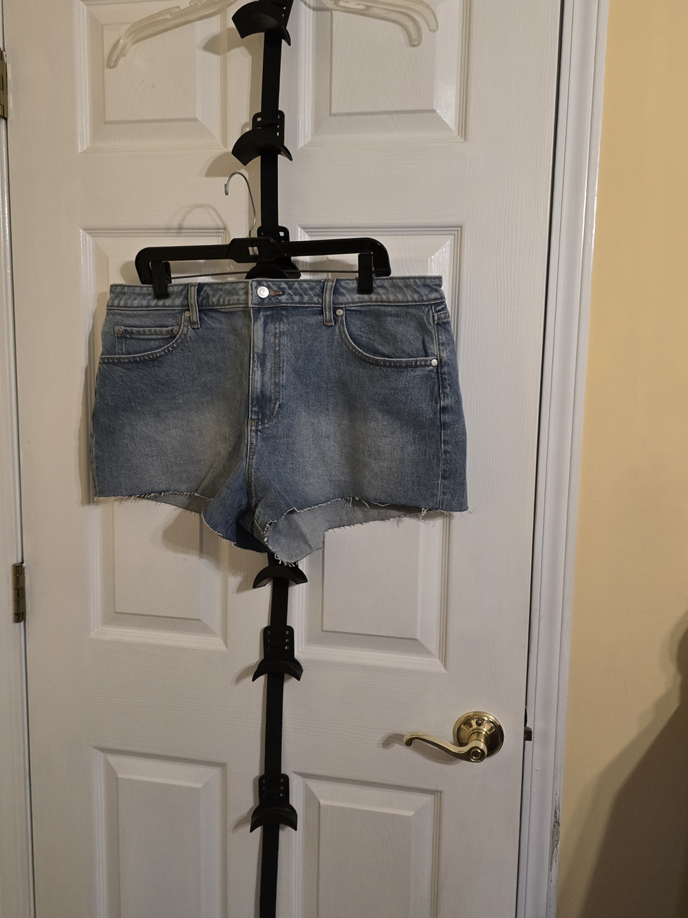 PINK Victoria's Secret Light Blue Denim Cutoff Shorts